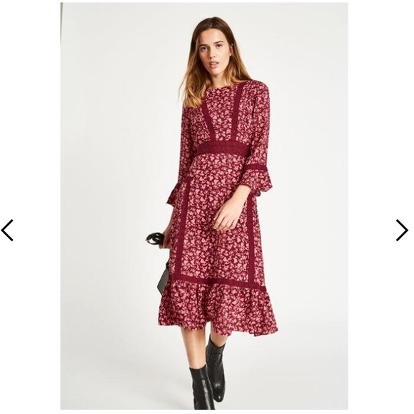 Jack Wills Daybrook Printed Lace Dress - Picture 6 of 6